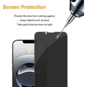 S&S Privacy Screen Protector Black iPhone 16e