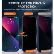S&S Privacy Screen Protector Black iPhone 15 Pro Max