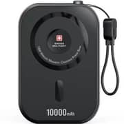 Swiss Military Wireless Magnetic Power Bank 10000mAh Black SM-WL-3IN1