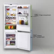 SANMICA Built-In Refrigerator 243L No Frost Freezer Auto Defrost Fridge Energy Efficient A+ Cooling Performance Antibacterial System SMBC256V/01
