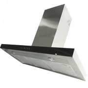 SANMICA SMH60TIX 60cm Built-In Chimney Cooker Hood, 3-Speed Push Button, 420 m³/h Extraction, LED Lighting, Stainless Steel Finish Made in Italy