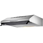 SANMICA SMH90CIX 90cm Built Under Cooker Hood, 3-Speed Push Button, Double Motor, LED Lighting, Stainless Steel Finish, Made in Romania, 1 year Manufacturer warranty
