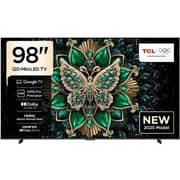تلفزيون تي سي أل  الذكي C6K بتقنية QD Mini LED بدقة 4K مقاس 98 بوصة يدعم جوجل (موديل 2025)
