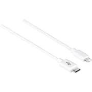 Masterplug USB C to Apple Lightning Cable 1m White