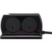 Masterplug SRGDUK44PB3 Compact Extension Socket