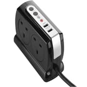 Masterplug SRGDUK44PB3 Compact Extension Socket