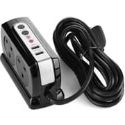 Masterplug SRGDUK44PB3 Compact Extension Socket