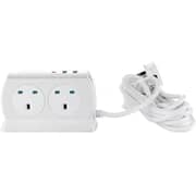 Masterplug SRGDUK44PW3 Compact Extension Socket