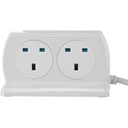 Masterplug SRGDUK44PW3 Compact Extension Socket