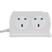 Masterplug SRGDUK44PW3 Compact Extension Socket