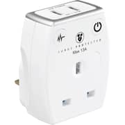 Masterplug Dual Port Wall Charger White