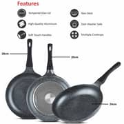 Sonex Die Cast Aluminum Non Stick Mac Fry Pan 1pc - 52281GM