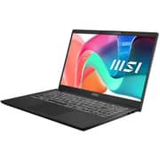 MSI Modern 15 H AI (2025) AI PC - 2nd Series / Intel Core Ultra 9-285H / 15.6inch FHD / 1TB SSD / 16GB RAM / Shared Intel Arc Graphics / Windows 11 Home / English & Arabic Keyboard / Classic Black / Middle East Version - [C2HMG]
