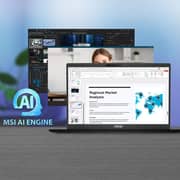 MSI Modern 15 H AI (2025) AI PC - 2nd Series / Intel Core Ultra 9-285H / 15.6inch FHD / 1TB SSD / 16GB RAM / Shared Intel Arc Graphics / Windows 11 Home / English & Arabic Keyboard / Classic Black / Middle East Version - [C2HMG]