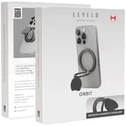Levelo Orbit MagSafe Ring Holder Grey