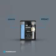 Powerology Jump Starter With Tire Inflator 8800mAh Transparent PPBCHA47-TP