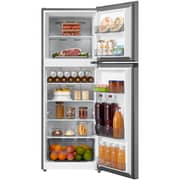 Midea Top Mount Refrigerator 236L Bru Steel - MDRT346MTE46AED
