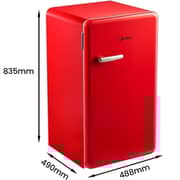 Midea Single Door Refrigerator 142 Litres MDRD142SLE32AE