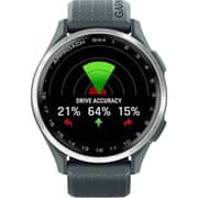 Garmin 010-03009-01 Approach S44 Golf Smartwatch Silver Aluminum Bezel With Twilight Silicone Band