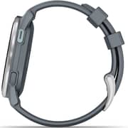 Garmin 010-03009-01 Approach S44 Golf Smartwatch Silver Aluminum Bezel With Twilight Silicone Band