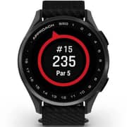 Garmin 010-03010-00 Approach S50 Golf Smartwatch Slate Aluminum Bezel With Black ComfortFit Nylon Band