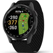 Garmin 010-03010-00 Approach S50 Golf Smartwatch Slate Aluminum Bezel With Black ComfortFit Nylon Band