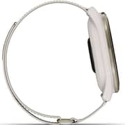 Garmin 010-03010-01 Approach S50 Golf Smartwatch Cream Gold Aluminum Bezel With Ivory ComfortFit Nylon Band