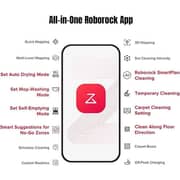 Roborock Q Revo MaxV Robotic Vacuum Cleaner White QR0PEP+EWFD20HRR
