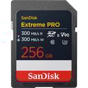 SanDisk Extreme PRO SDXC Card 256GB Black SDSDXDM-256G-GN4IN