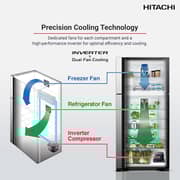 Hitachi Top Mount Refrigerator 760 Litres RV760PUK7K4BBK