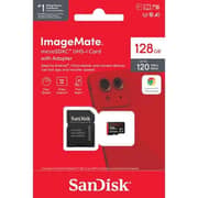 SanDisk ImageMate MicroSDXC UHS-1 Memory Card 128GB Black SDSQUA4-128G-AW6KA