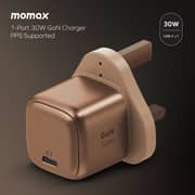 Momax GaN 1 Port Charger Rose Gold