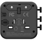 Momax World Travel Adapter Black
