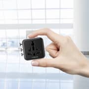 Momax World Travel Adapter Black