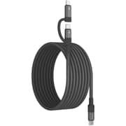 Momax USB-C to C and Lightning Magnetic Cable 1m Black