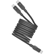 Momax USB-C to Dual USB-C Magnetic Cable 2m Black