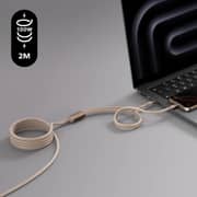 Momax USB-C to Dual USB-C Magnetic Cable 2m Black