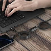 Momax USB-C to Dual USB-C Magnetic Cable 2m Black