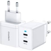 Choetech Dual USB-C Wall Charger White