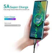 Choetech Nylon Braid Cable 1.2m Black