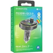 Borofone WiFi FM Transmitter Metal Grey