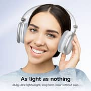 Hoco Wireless Over Ear Headset Silver -W35MAX