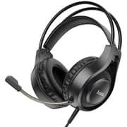 Hoco W106 Tiger Wired On Ear Gaming Headphone Black
