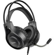Hoco W106 Tiger Wired On Ear Gaming Headphone Black