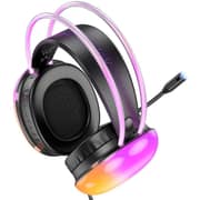 Hoco Wired Over Ear Gaming Headphone Black - W109PLUS