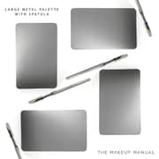 The Makeup Manual Palette & Spatula Silver