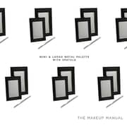 The Makeup Manual Palette & Spatula Silver