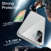 FITIT Clear Case for Samsung Galaxy A56 5G, Non-Yellowing Shockproof Bumper Protective Phone Cover