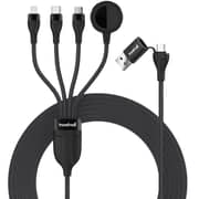 Travelmall 6-in-1 USB Cable 1m Black