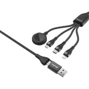 Travelmall 6-in-1 USB Cable 1m Black